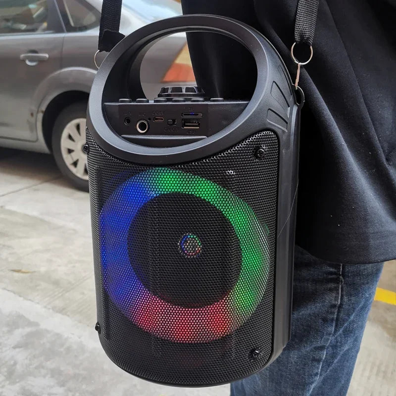 30W Wireless Column Big Power Stereo Portable Bluetooth Speaker Subwoofer Bass Party Speakers with Microphone Family Karaoke USB