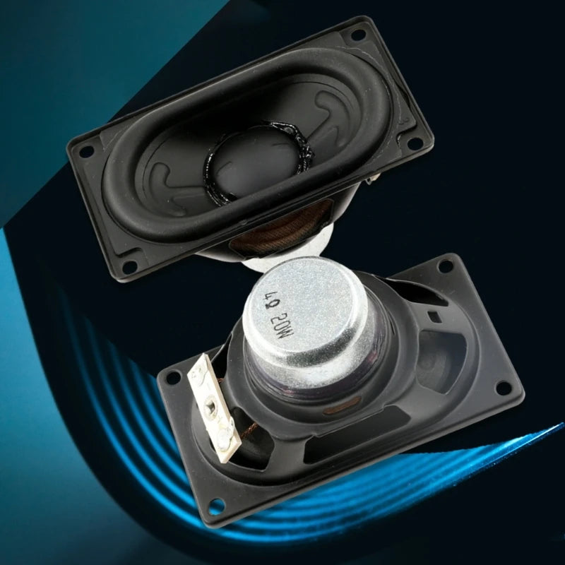 4Ω 20W Speaker Horn 80x45mm Rectangle Speaker Internal Magnet Loudspeaker for Flip 6 5 Bluetooth-compatible Speaker