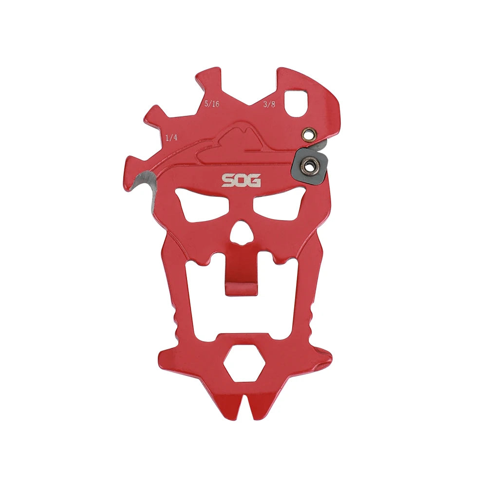 SOG MacV Multi-tool Mini Keychain Skull Wrench EDC Multifunctional Tools Portable Outdoor Camping Survival Bottle Opener SM1001