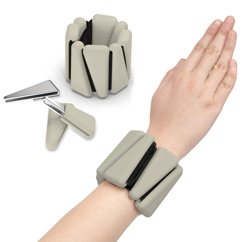 Pilates Weight Bangles Wrist & Ankle Weights for Women les - Set of 2, 1LB/ 2LB Each