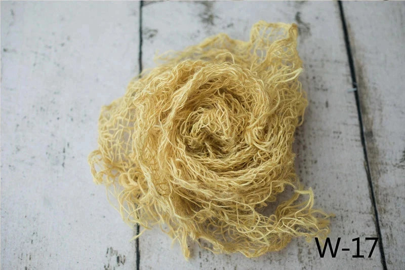 Newborn Photography Props Handmade Twine Net Folding Linen Blanket Mat Background Photo Decoration Studio Shooting Accessories