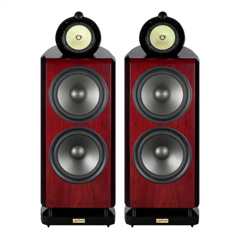 New Version AVplay M212-BF 3-Way Dual 12-Inch Woofer HiFi Loudspeaker Sensitivity 89dB 100-500W /4ohm Horn midrange Speakers