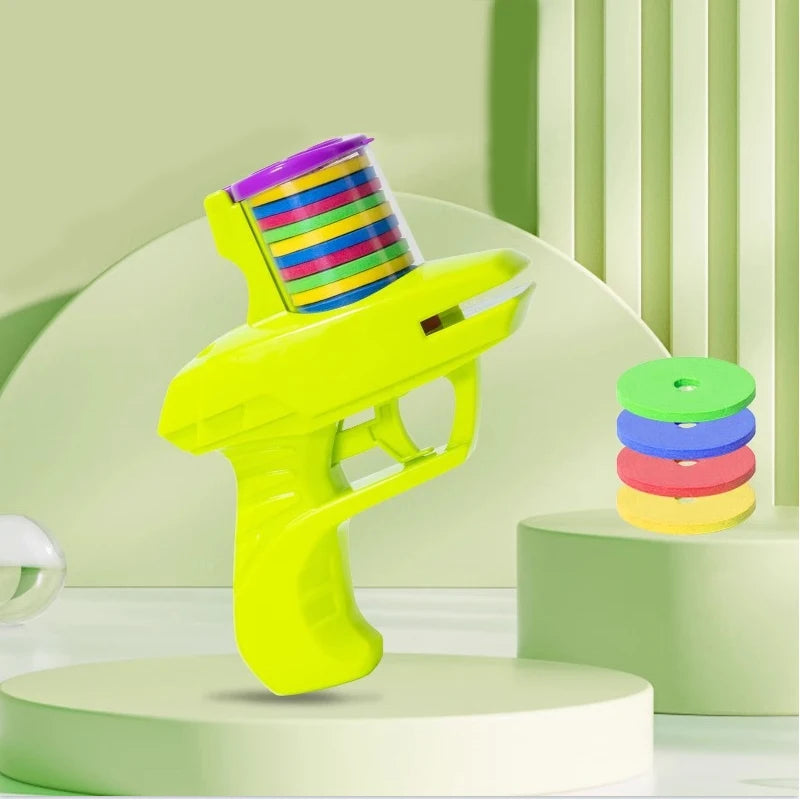 AF Interactive Turnip Gun Cat Toy with 15pcs Reusable Soft Bullets, Pet Hunting Training & Funny Interactive Play Supplies