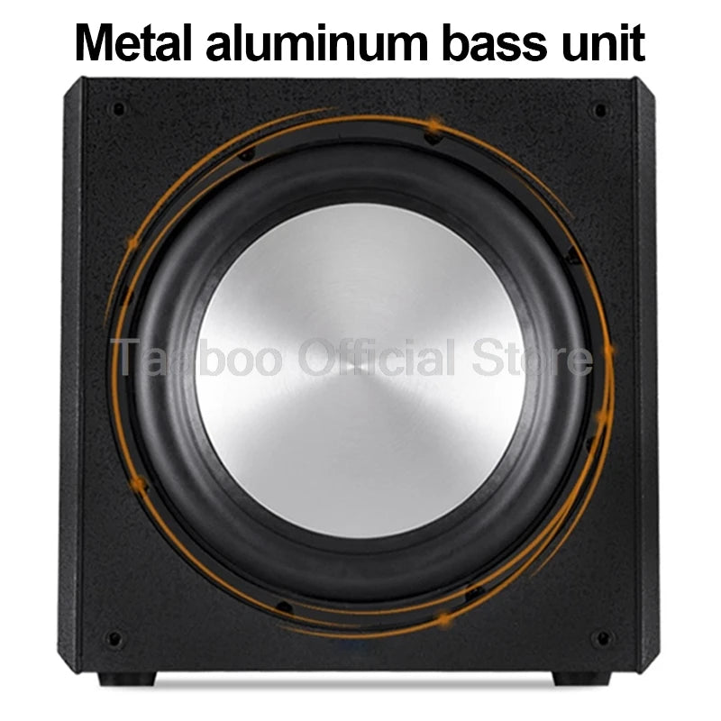 Super Subwoofer High Power 10/12 Inch Speaker Active HiFi Wooden Subwoofer High Fidelity Home Theater Audio Amplifier Speaker