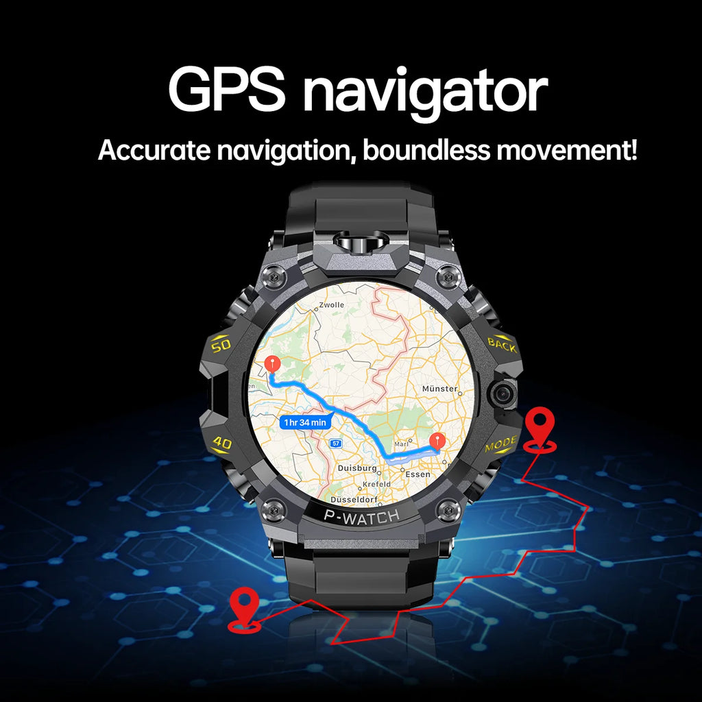 4G Smartwatch Android 10.0 Q668 Smartwatch With 2150Mah Battery 800W HD Dual Camera Amoled GPS WIFI NFC Video Call Sim Card Slot