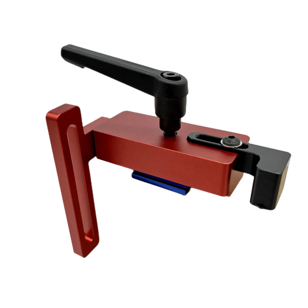 Miter Track Stop T-Slot T-Tracks Stop Chute Locator Aluminium Alloy Backing Connector for Woodworking Guide Rail Table Saw DIY