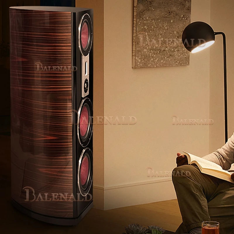 Balenald home theater system 298 floor-standing speaker hifi fever audio three-way dual 10-inch bass home speaker