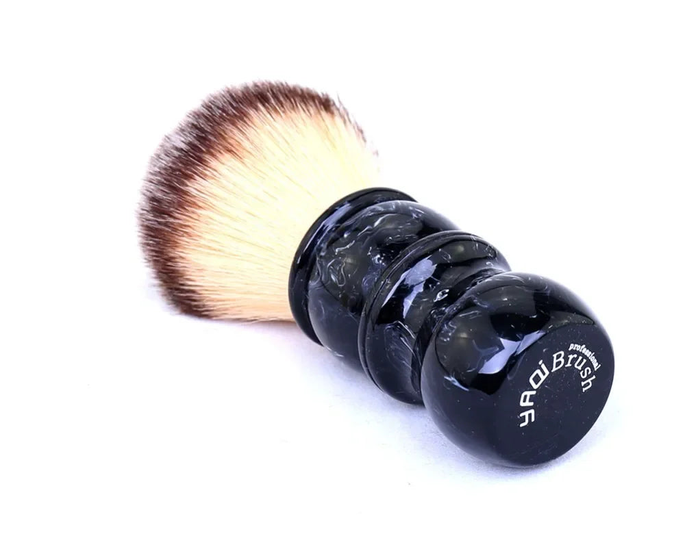 Yaqi Shaving Brush 24MM Men's Resin Handle Nylon For Men Clearance Beard Professional Barber Face Cleaning Shaving Brush Tool