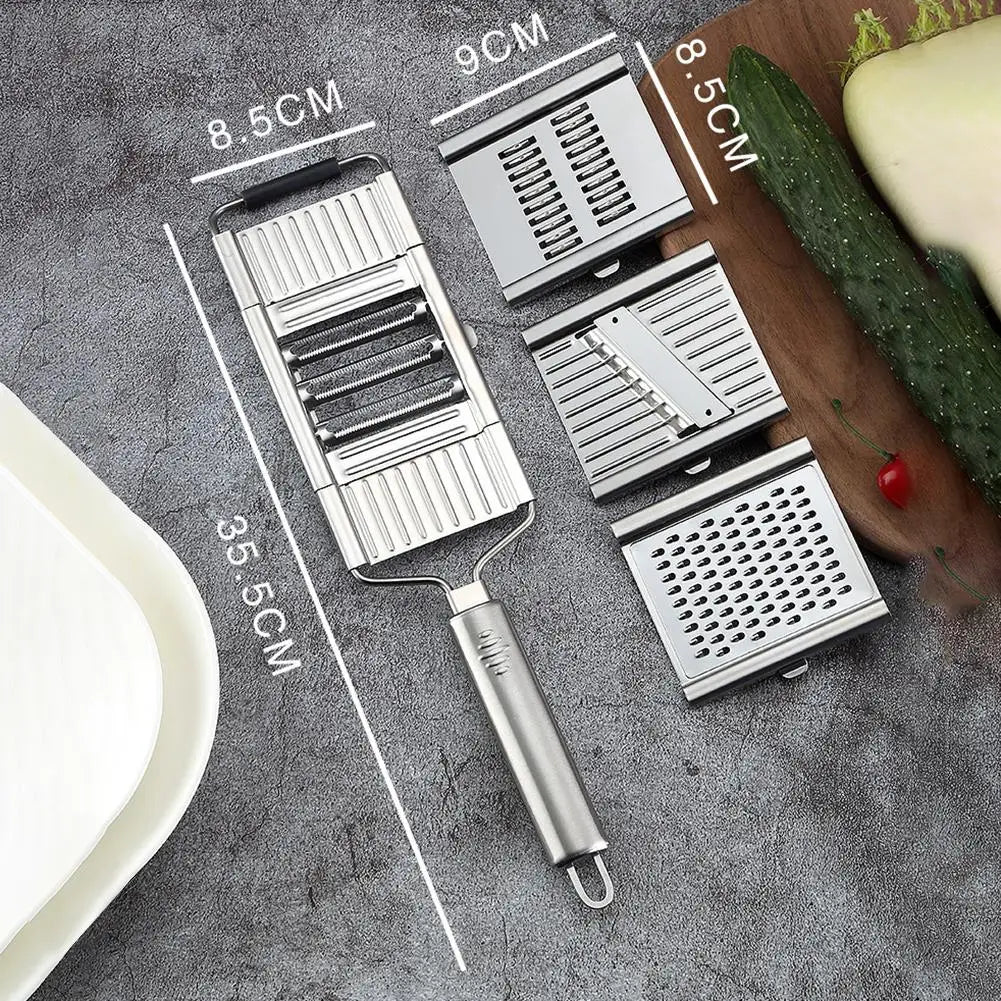 Multi-purpose Slicer Cuts Stainless Steel Grater Peeler Set Cheese Grater Cabbage Shredder Kitchen Tool For Kitchen