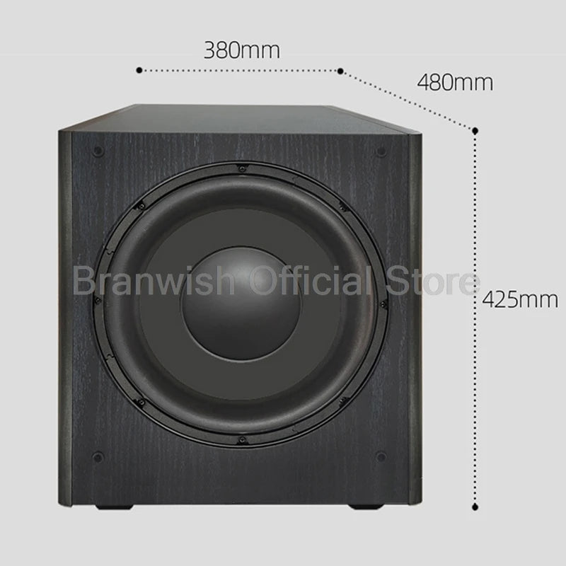 12 Inch Active Subwoofer 400W Powerful Speaker HiFi 3-Driver Loudspeakers Built-in Amplifier Audio For Home Theater Sound System