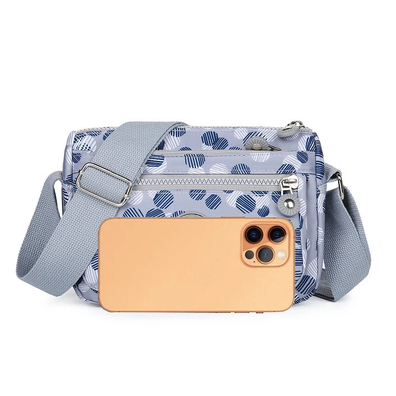 Waterproof Nylon Oxford Cloth Crossbody Bag Women's Single Shoulder Bag Versatile Durable Soft Casual Style Youth Fashion