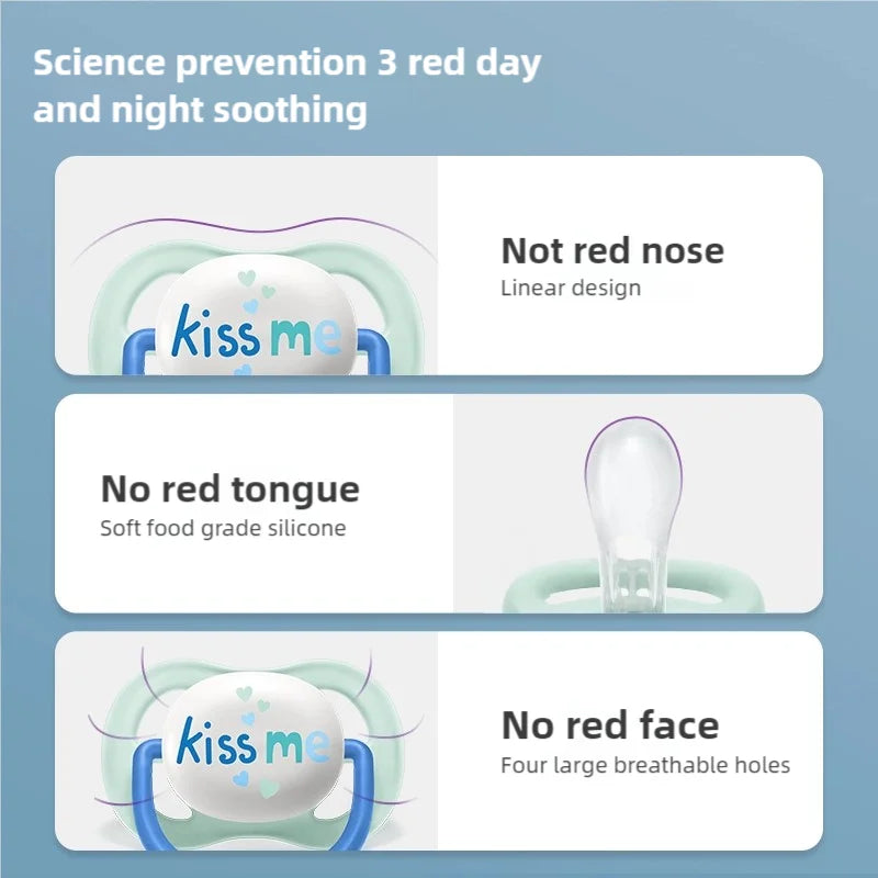 PHILIPS AVENT Silicone Nipple Pacifier Baby Toddler Soothe Kids Newborn Baby Silicone Teething Pacifier Orthodontic Nipples Baby