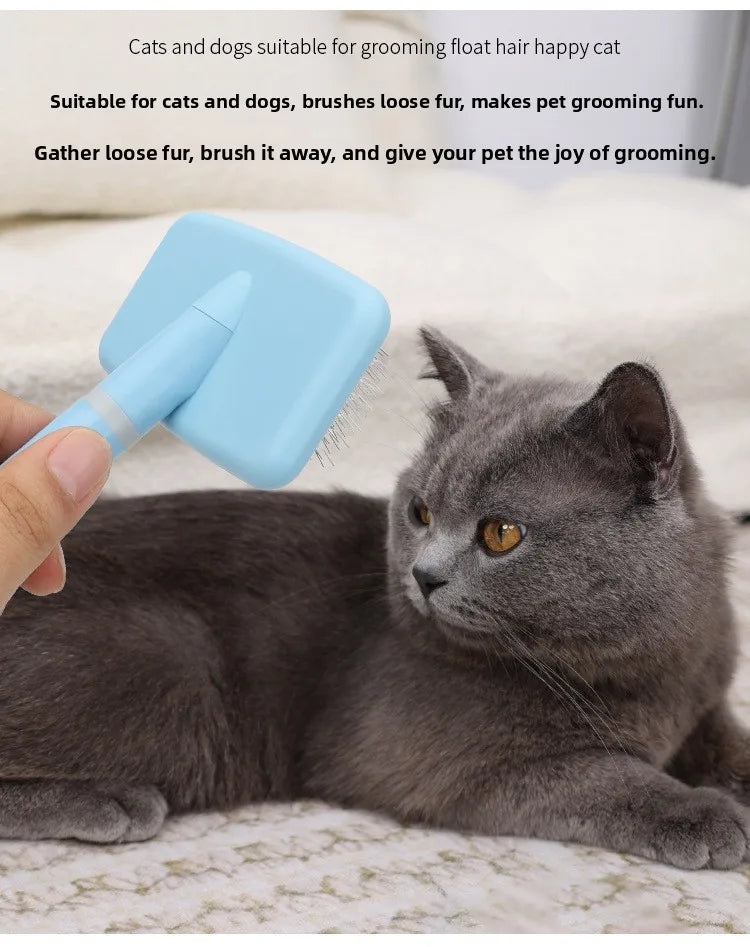 Pet Grooming Comb Dog And Cat Brush for Beauty And Thickening Hair Plastic Pet Supplies Universal for All Pets