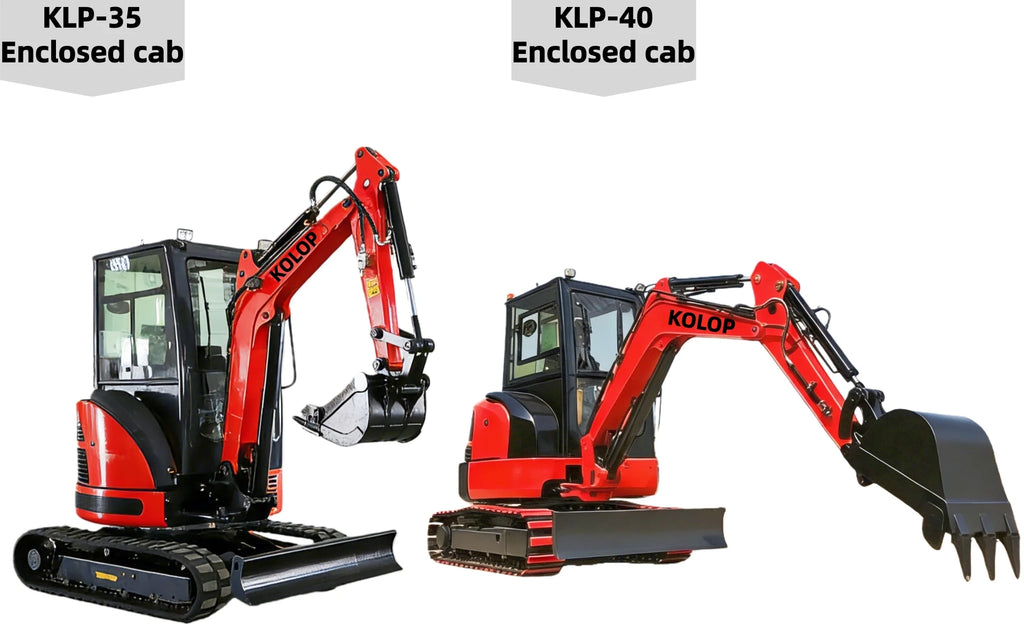 Enclosed Cab 2 Ton Mini Excavator 1 Ton Tracked Mini Digger Customized EURO 5 Kubota Yanmar Diesel Engine Fast Delivery
