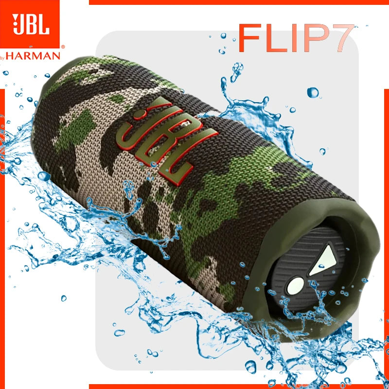 JBL Flip 7 Wireless Bluetooth Speaker Rugged IP68 Waterproof Loud Bass Crystal Clear Sound for Adventures