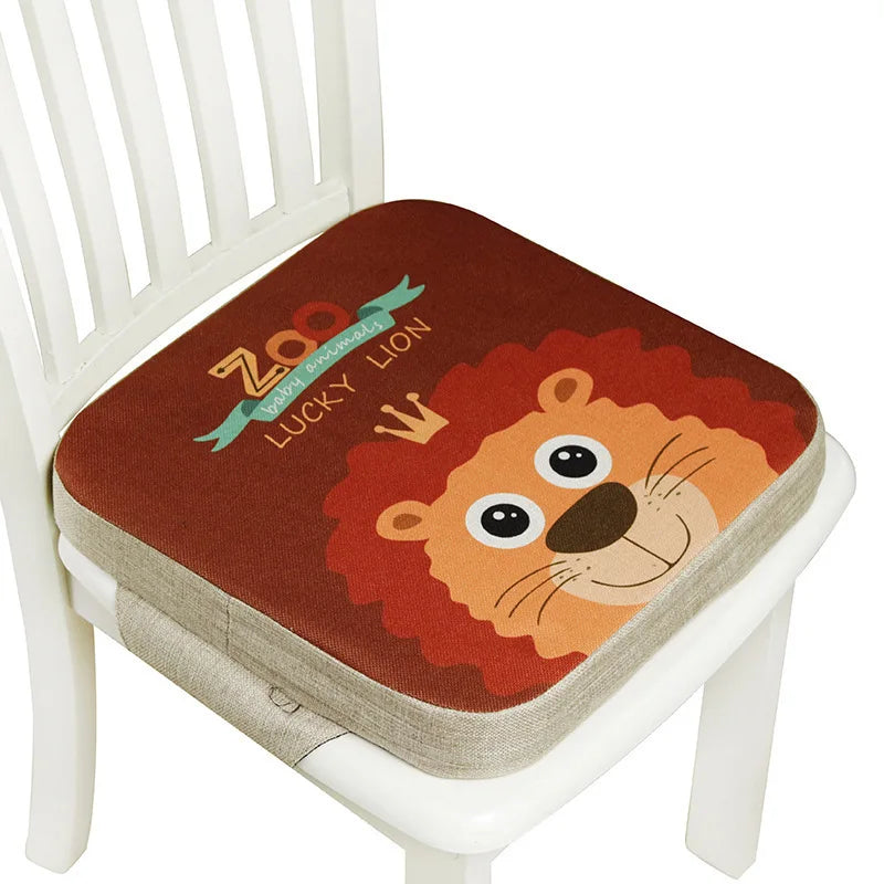 Cartoon Children Booster Seats Cushion Portable Baby Seat Cushion Increased Dining Chair Pad Toddlers Highchair