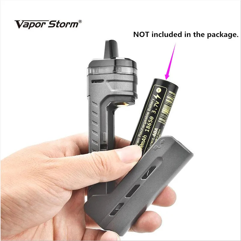 Vapor Storm VPM40 40W Pod Mod Starter Kit Mesh Coils 4.8ml Cartridge fit 18650 Battery E Cigarette V-PM40 Nova Nord Drag System