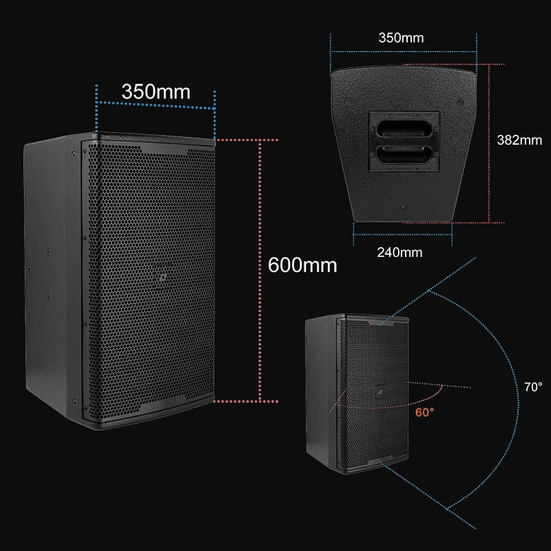 1400W 12 Inch Subwoofer Speaker Audio System Audio Equipment Pro Music Stage Dj Woofer Subwoofers Passive Speakers Professional