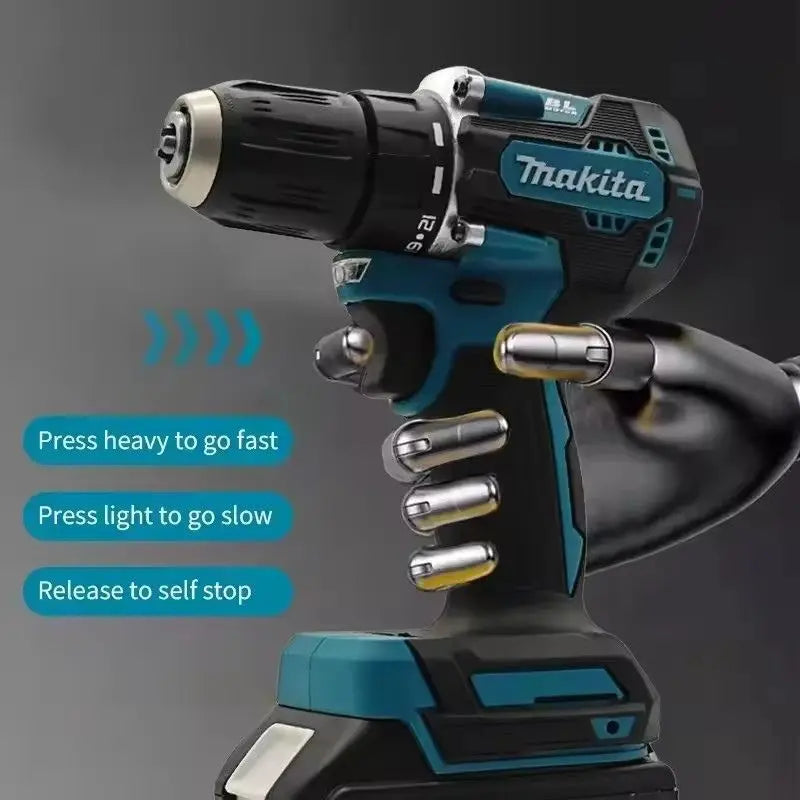 100% Brand New Original Makita DDF487 Cordless Driver Drill Brushless Electric Impact Screwdriver 18V Rechargeable Power Tool
