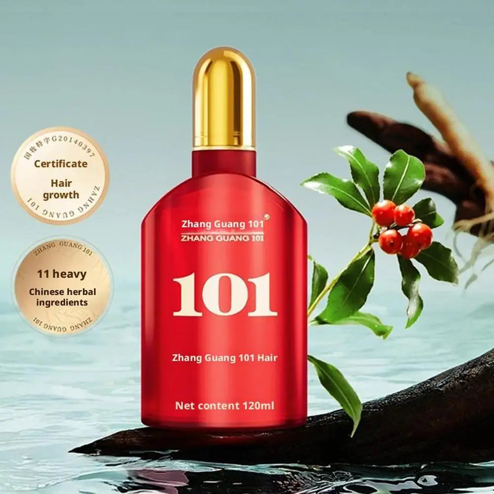 1pcs Hair Tonic Zhangguang 101B Scalp Serum 120ML powerful Chinese medicine therapy Hair Treatment Essence 100% original 2026