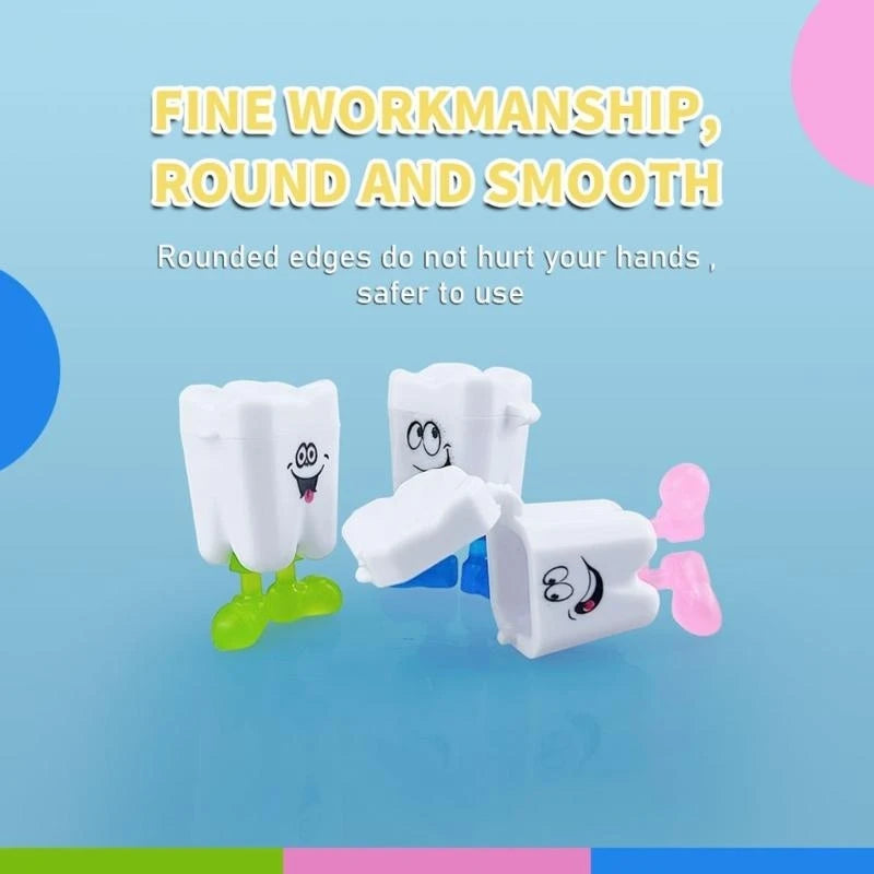 J15U 50-piece Children Tooth Container Baby Teeth Box Kids Tooth Box