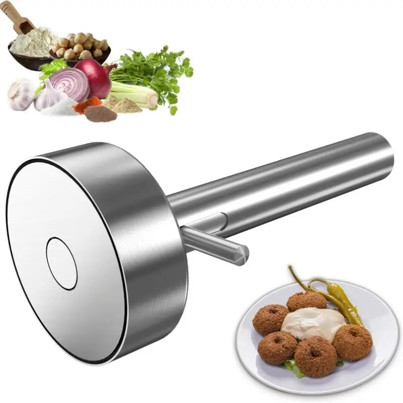 Falafel Meatball Scoop Maker Tools Stainless Steel Professional Falafel Maker Scoop Nonsticky Falafel Mold Kitchen Gadgets