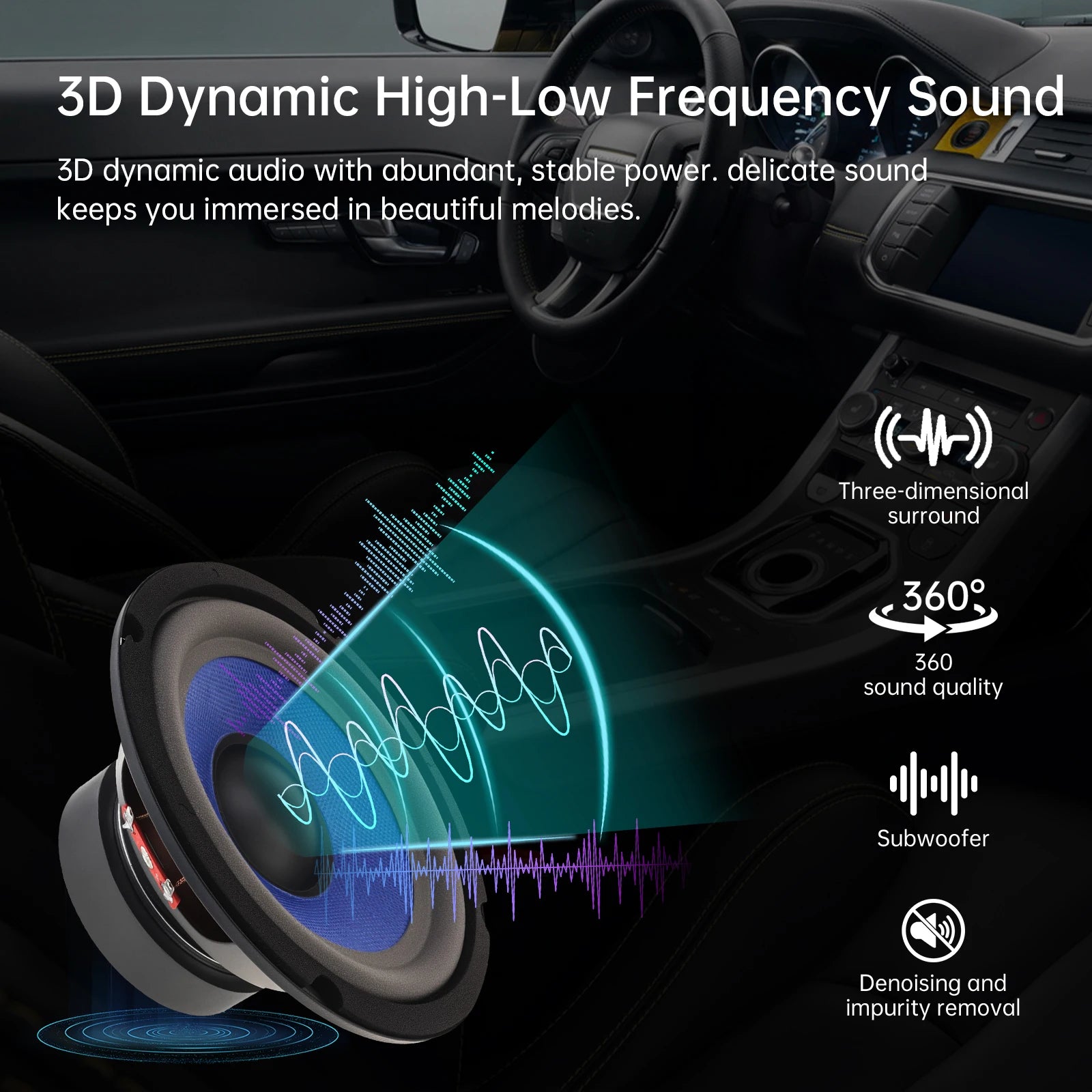 1pc 5/6.5/8/10 Inch Bass Loudspeaker Woofer Speaker for Car Audio/Home Theaters,Wide Frequency Response Car Audio Stereo Speaker