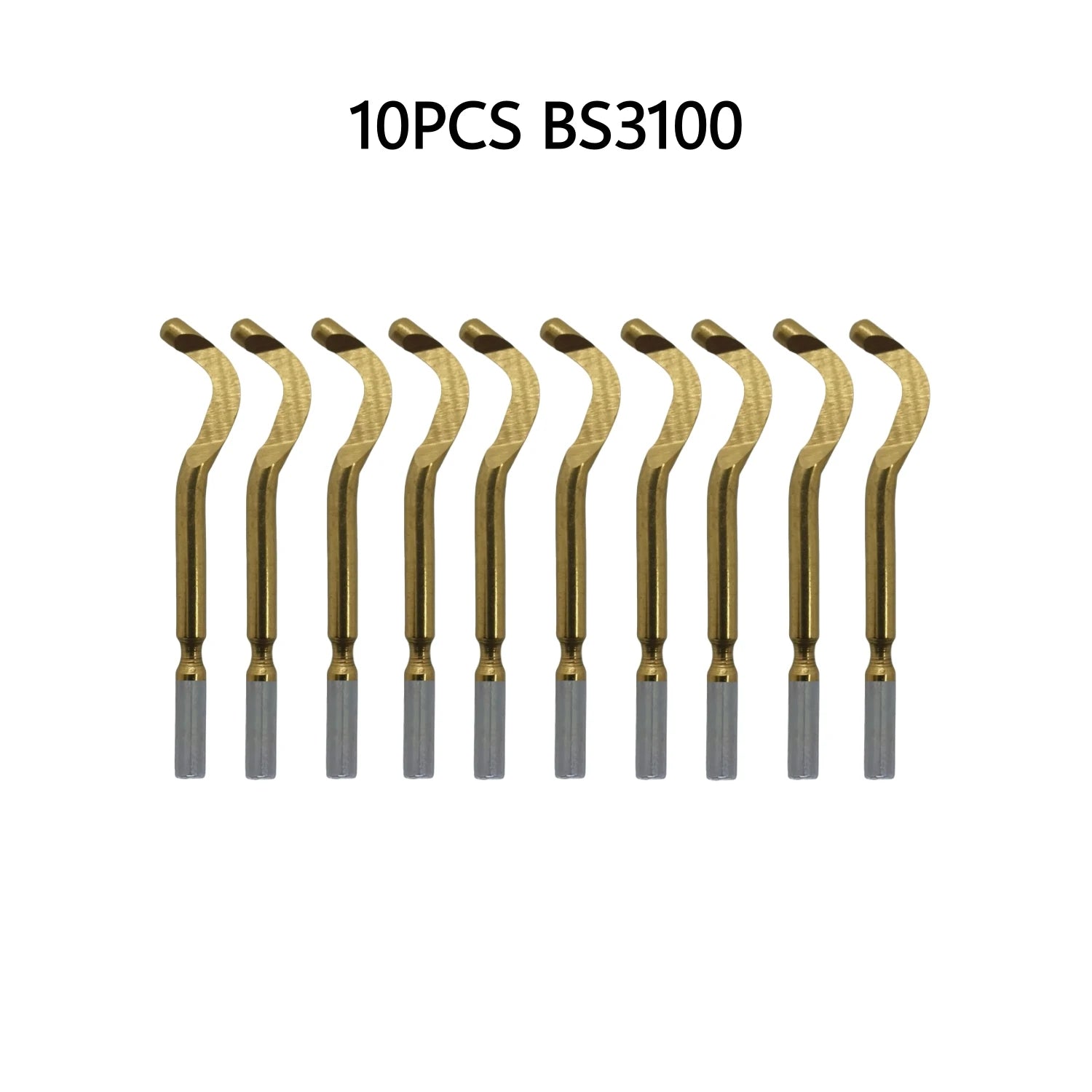 10PCS Deburring Blades Set High-Speed Steel Rotary Blades for Precision Deburring Compatible with Universal Deburring Tools