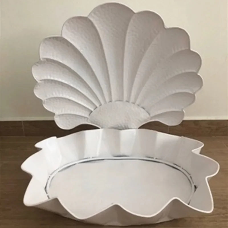 Newborn Photography Props Iron Shell Bed Pearl Mermaid Butterfly Pillow Blanket Baby Costume Baby Photo Props Studio Accessories