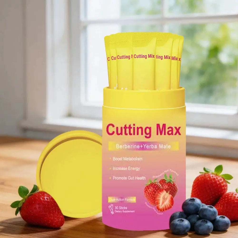 Strawberry Mate Tea Delicious Strawberry & Acai Flavor For Daily Gut Health Support Maintain PH Balance 30 Individually Packaged