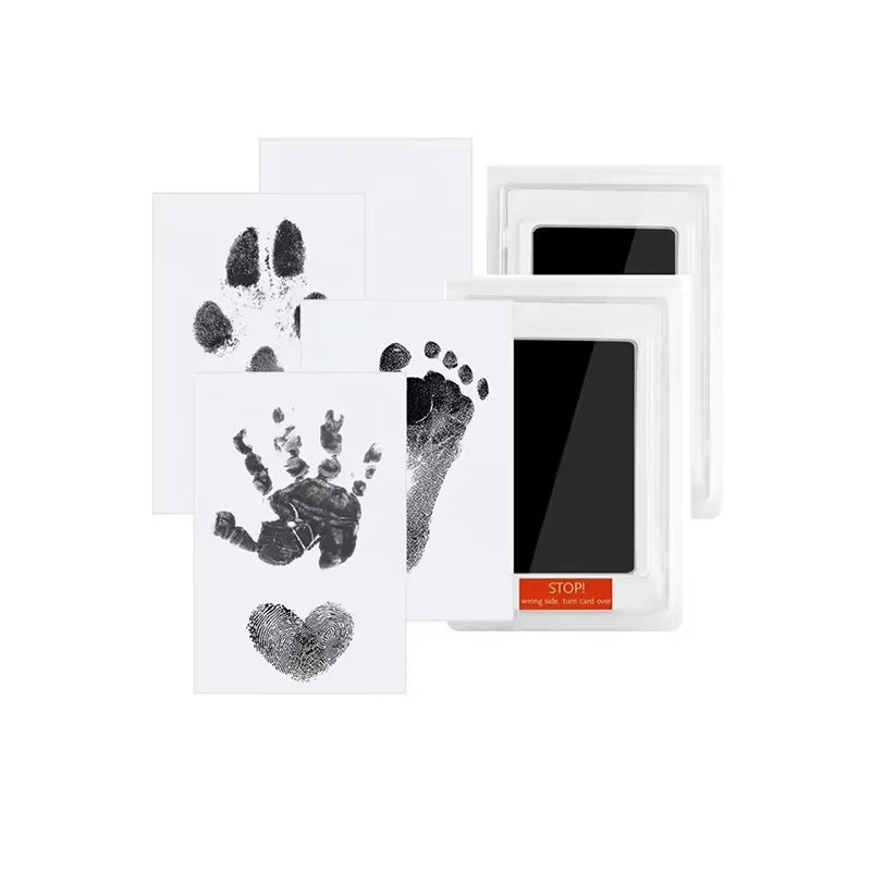 Safe Non Toxic Baby Handprint Footprint Ink Pad For Infant Pet Paw Print Easy Clean Cute Keepsake Photo Frame Accessories