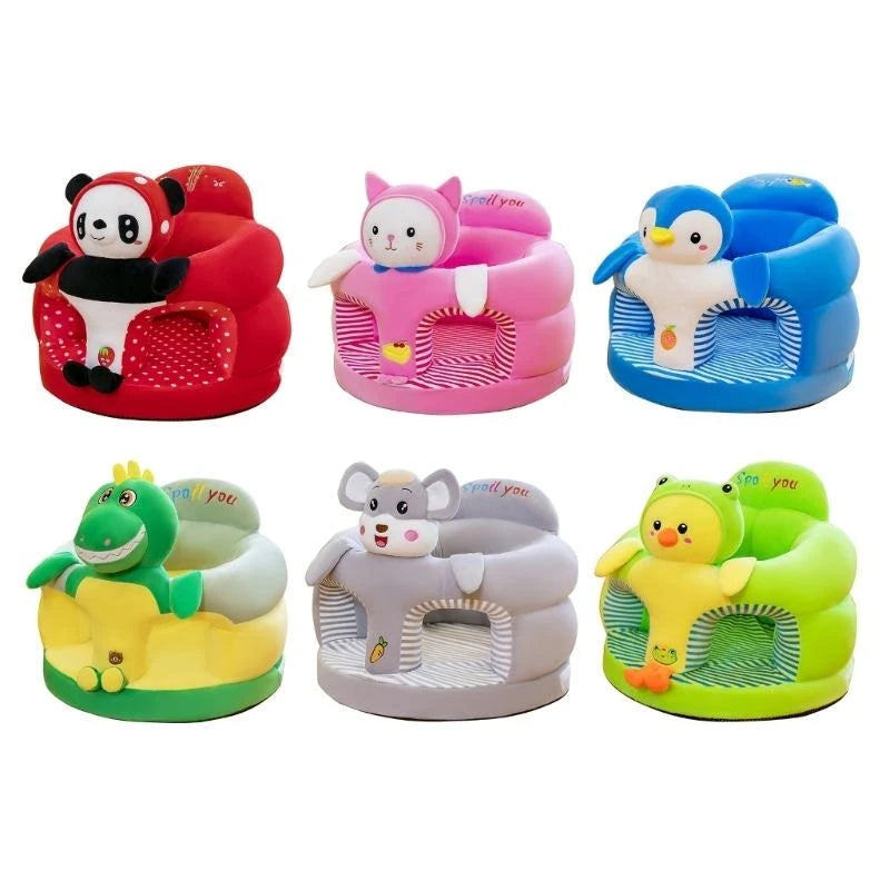 R6FD Baby Learning Sit Sofa Chair Cartoon Toddler Couch for Infants & Toddlers