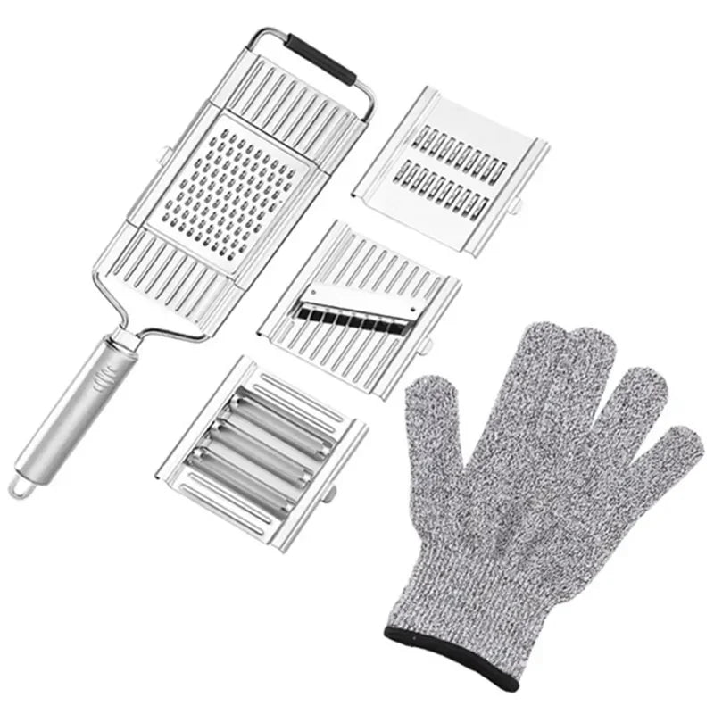 Multi-purpose Slicer Cuts Stainless Steel Grater Peeler Set Cheese Grater Cabbage Shredder Kitchen Tool For Kitchen