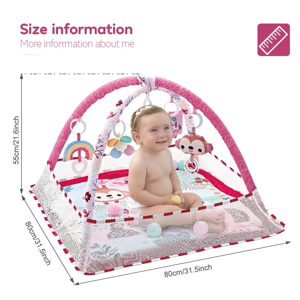 Baby Enlightenment Game Mat Crawling Blanket Early Education Activity Gym Toy Multifunctional Fence Pad Sports Fitness Frame Toy
