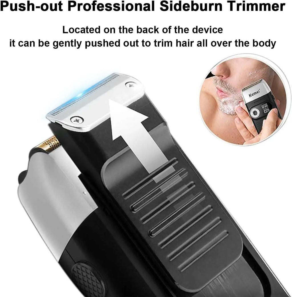 Kemei KM-2026 Original Electric Shaver Rechargeable Powerful Floating Razor Balds Head Shaving Machine for Men