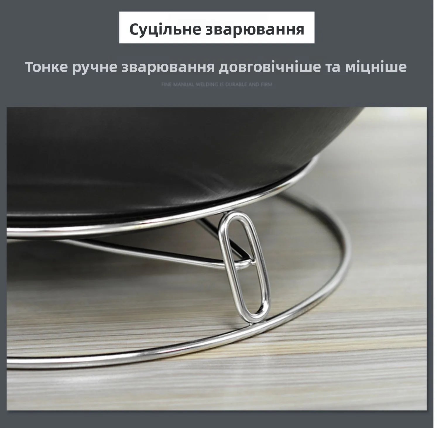 Thickened Stainless Steel round Tube Wok Stand Double Layer Pot Pad with Plate Connected Pot Stand Heat Insulation Anti-Scald...