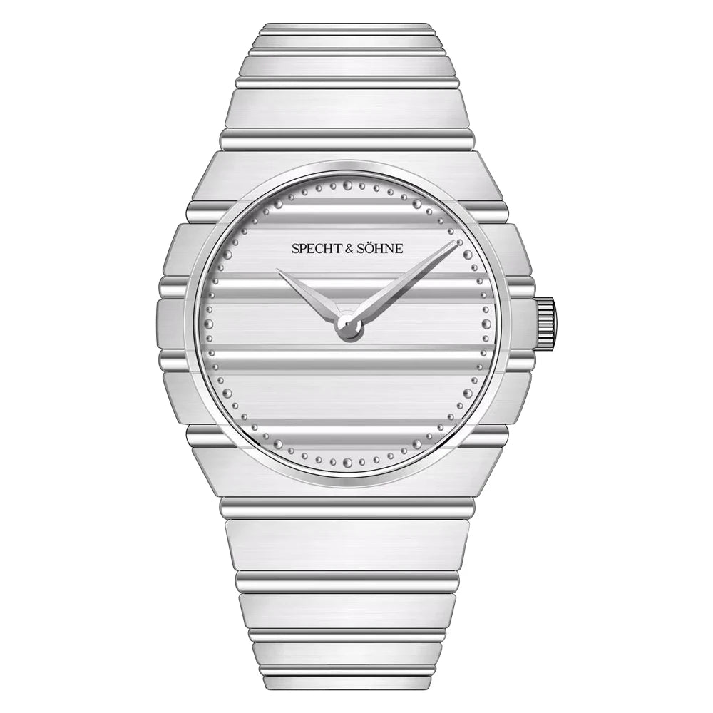 2025 New Arrivals Specht & Söhne POL Watches For Men Ultrathin Steel Sapphire Crystal Blue Quartz Watch Relogio Masculino 37MM