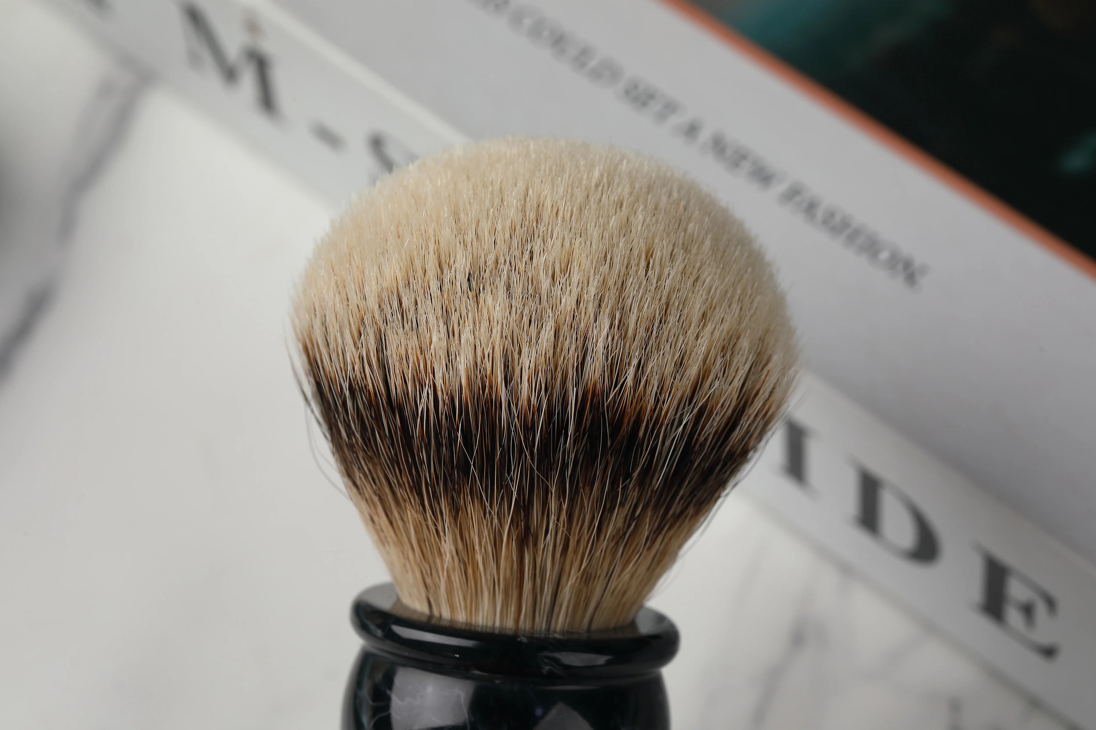 Yaqi 24MM Mens Shaving Brush Silvertip Badger Hair Facial Beard Cleaning Appliance Shave Tool