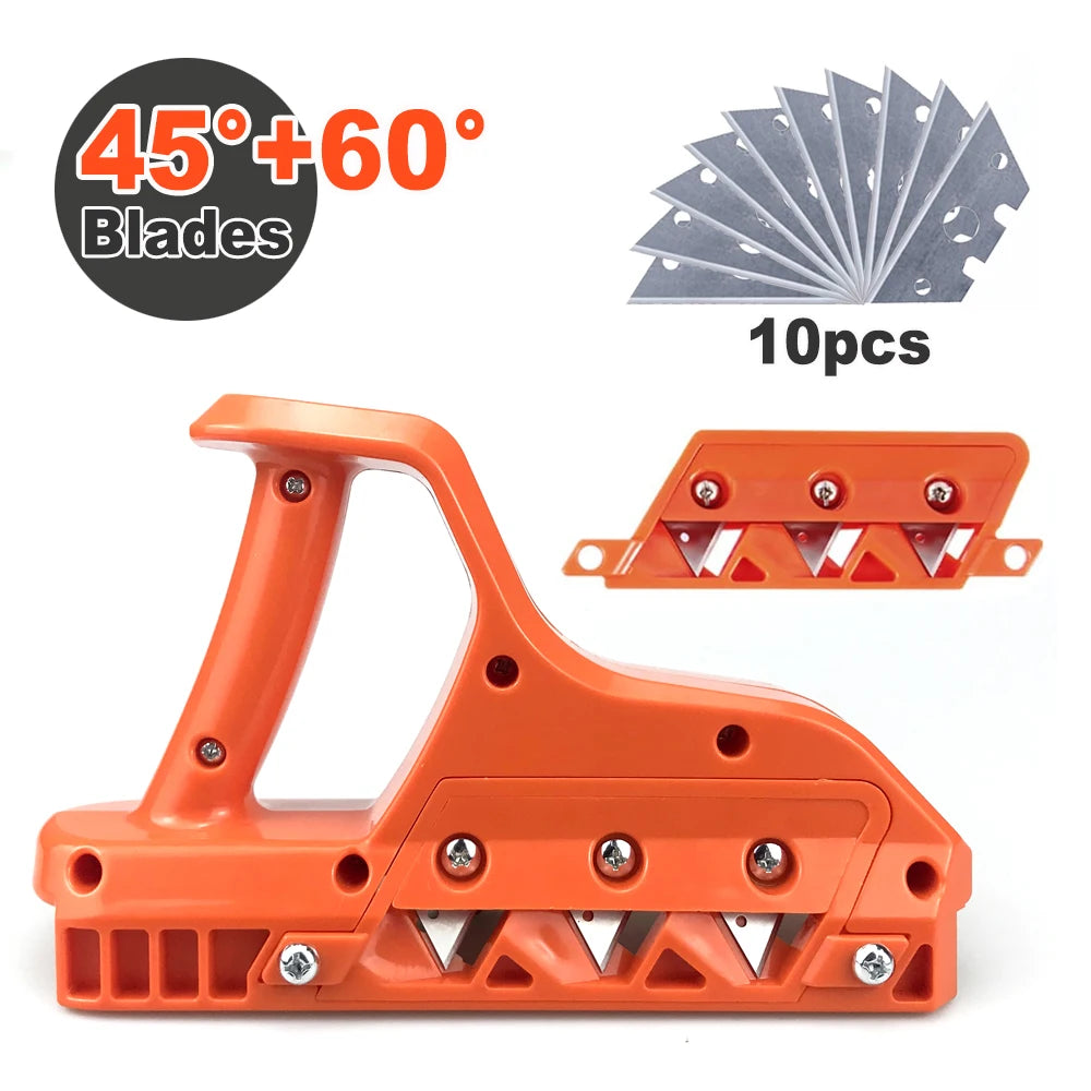 Plasterboard Quick Cutter Gypsum Board Hand Plane Drywall Edge Chamfer Woodworking Cutting Tool 45 ° 60 ° Trimmer Hand Tool