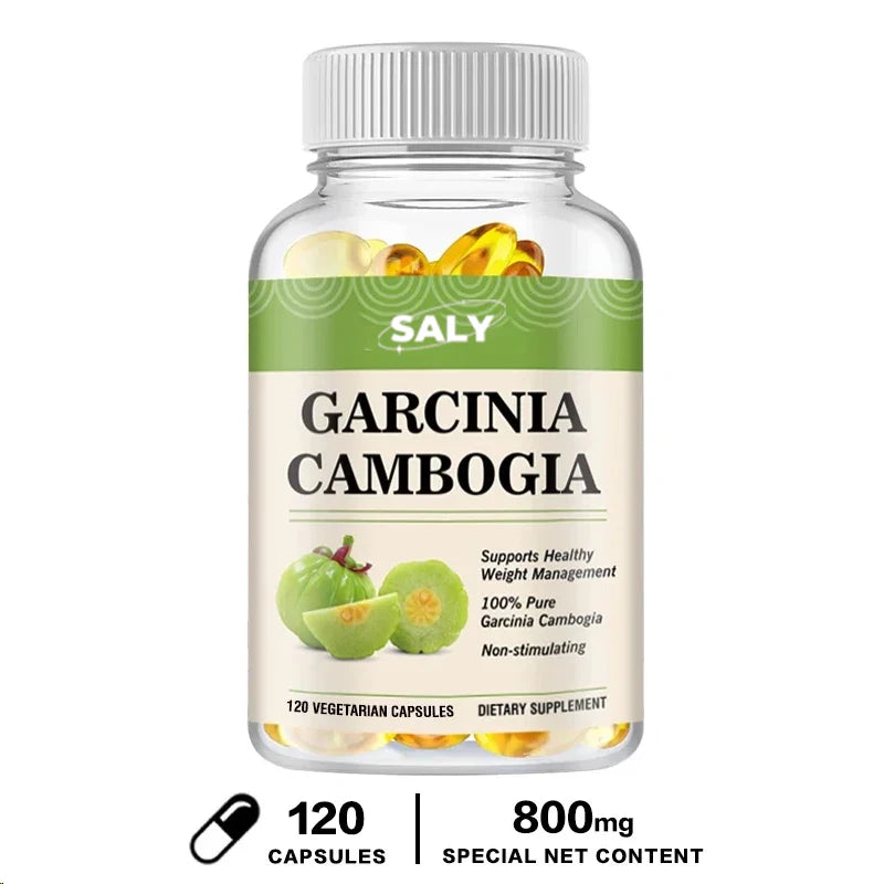 Garcinia Cambogia Extract 2 Month Supply - Helps Suppress Appetite, Suitable For Vegetarians - 120 Capsules