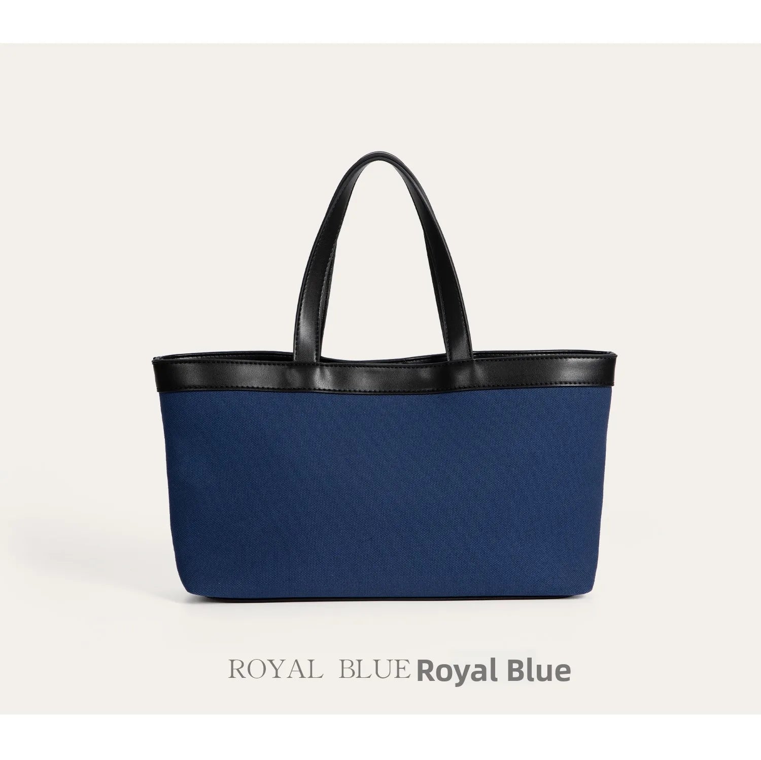 PEPPIHOME Women's Canvas Tote Bag Commuter Handbag Single Shoulder Bag Korean Style Summer New Arrival Soft PU Leather