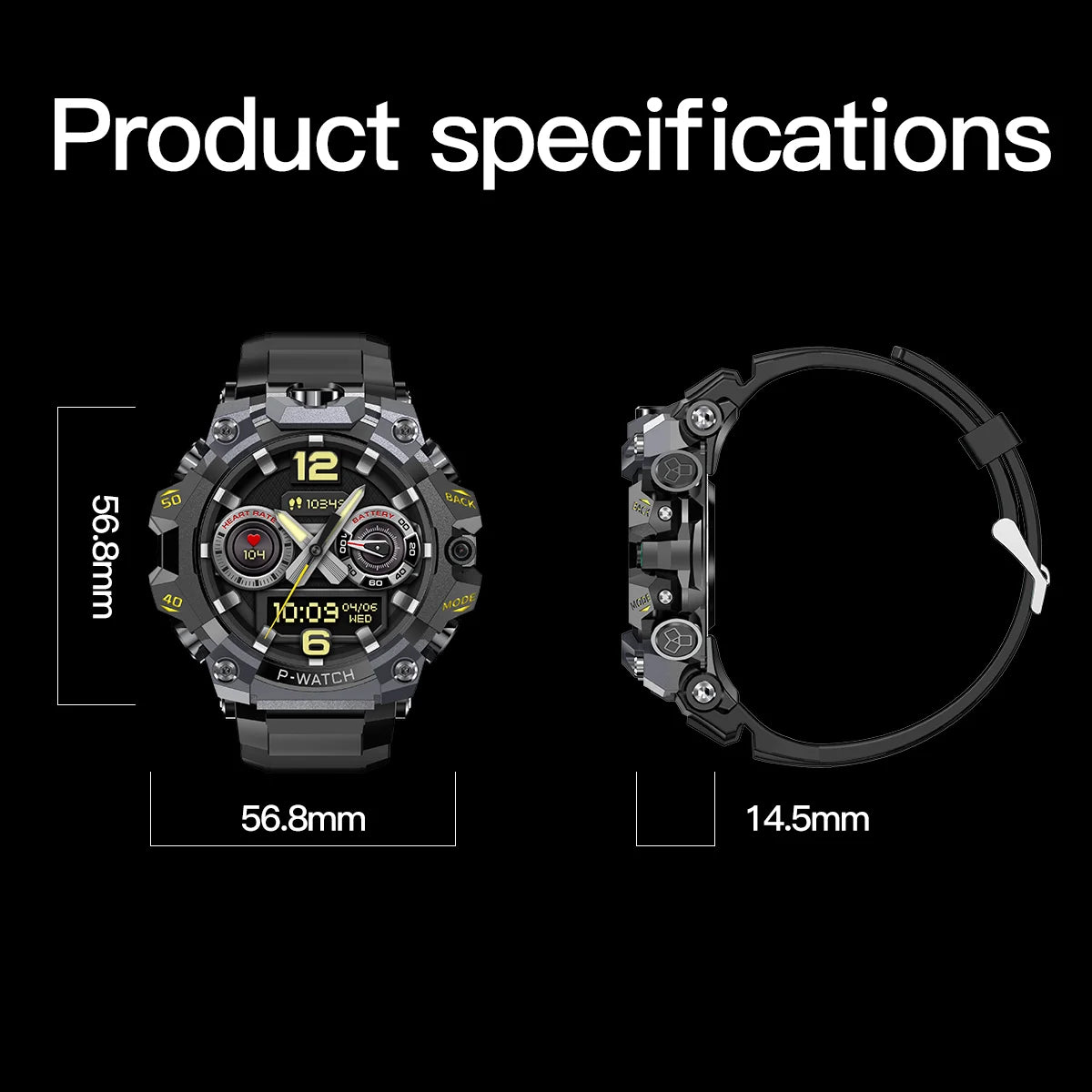 4G Smartwatch Android 10.0 Q668 Smartwatch With 2150Mah Battery 800W HD Dual Camera Amoled GPS WIFI NFC Video Call Sim Card Slot