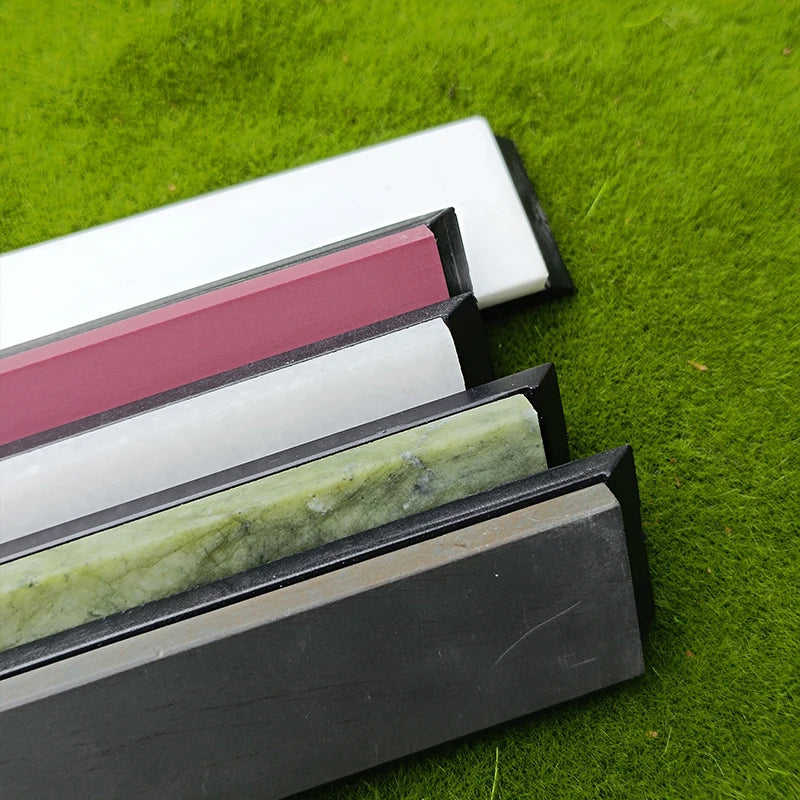 3000-10000 Natural Agate Knife Sharpening Stone Knives Fixed Angle Sharpening Stone Sharpening Stone with Base Kitchen Tools