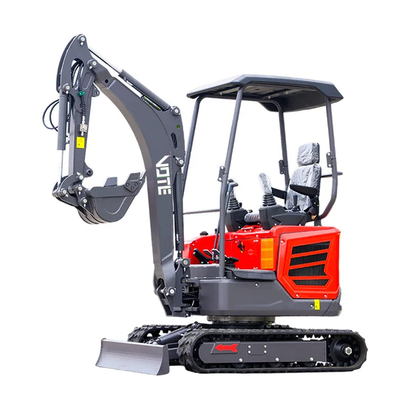 Best selling 1 ton 1.2 ton 1.6 ton 2 ton mini excavator multi functional hydraulic crawler customizable  gardening applications
