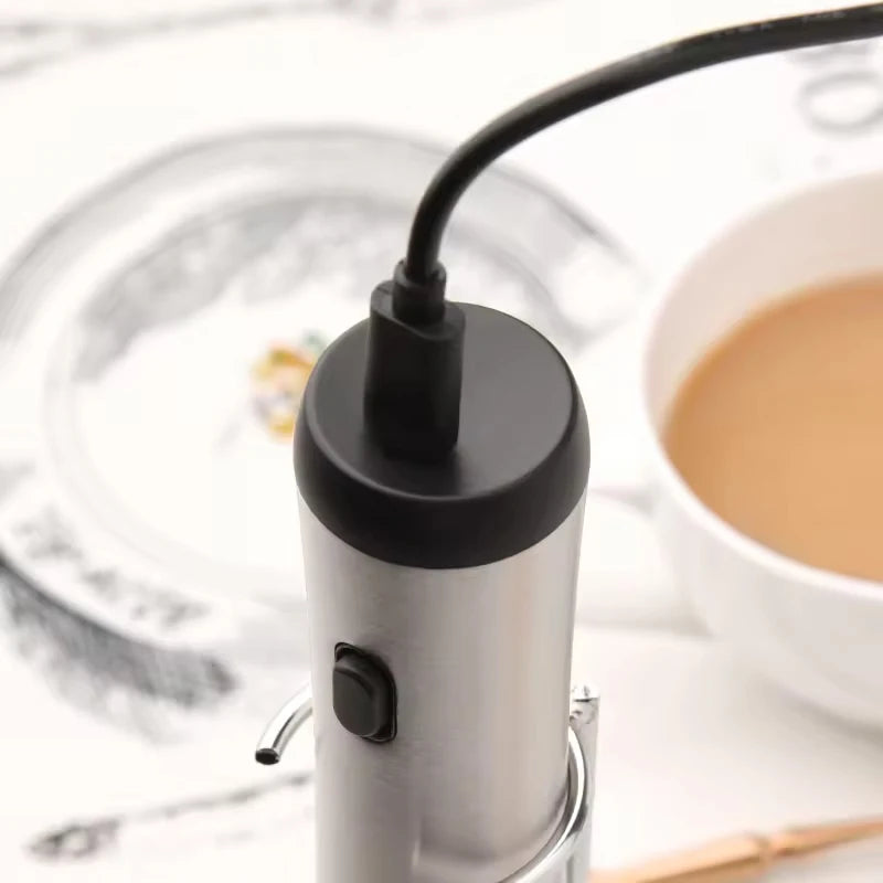 Wireless Electric Mini Milk Frother Coffee Whisk Egg Beater Blender Portable Stirrer Cappuccino Maker for Kitchen Cooking Tools