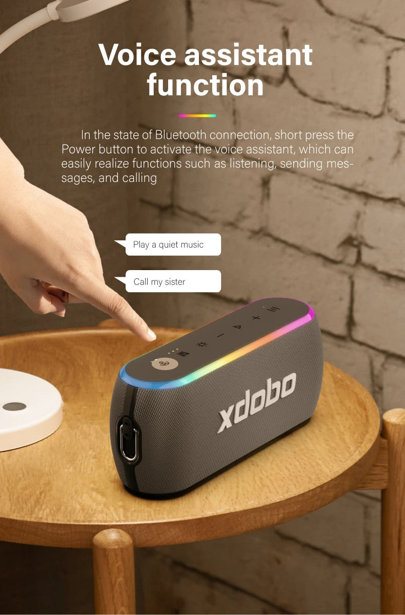 Enceinte Bluetooth 60W XDOBO X8 III Batterie 6600mAh
