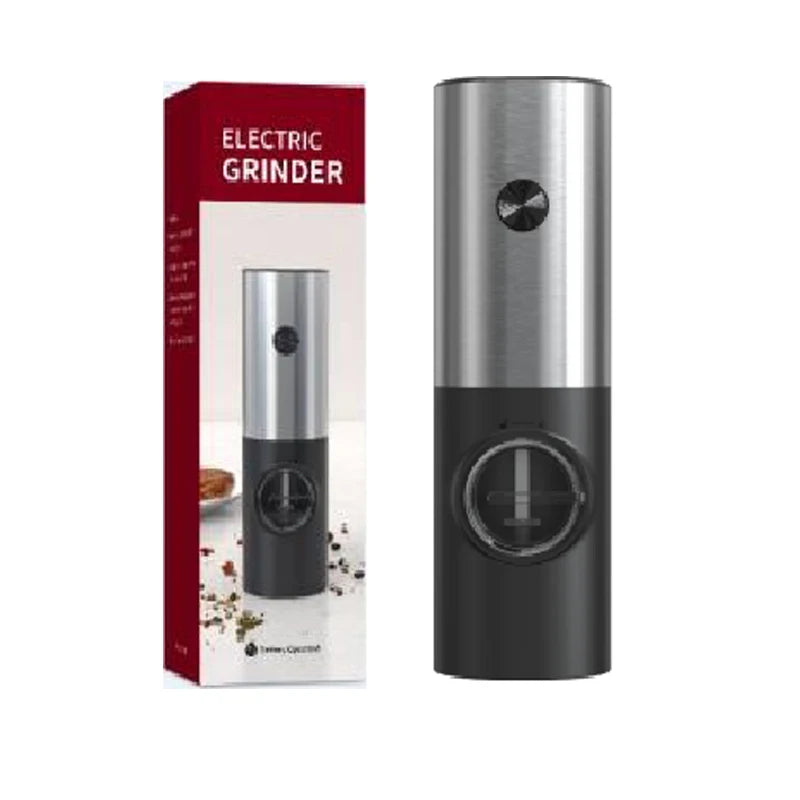1PC/2PCS Electric Automatic Pepper Grinder Set Salt And Pepper Mill Adjustable Coarseness Spice Grinder for Kitchen