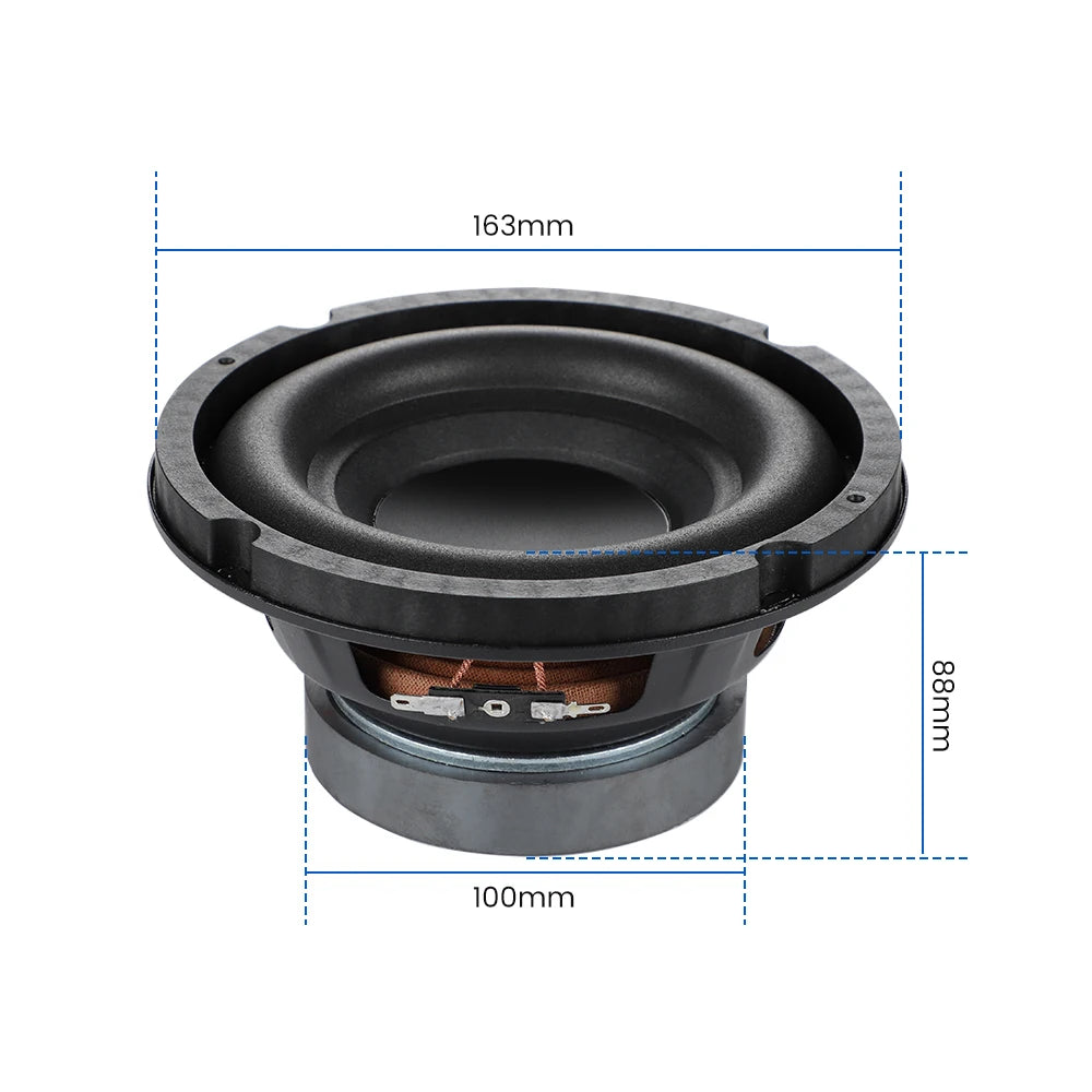 AIYIMA Audio 1Pcs 6.5 Inch 40W Subwoofer Speaker 4 Ohm Woofer Sound Speaker Bass Hifi Music Home Theater Louderspeaker Altavoz