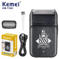 kemei KM-T366 Shaver Professional Razor Electric Shaving Machine Portable Beard Trimmer Rechargeable Razor Mini Shaver for Men