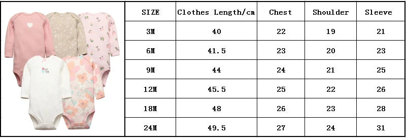 2023 Spring Autumn Baby Bodysuits Long Sleeve Baby Boy Girl Clothes 100% Cotton Bebe Jumpsuit Newborn Body Infant 0-24Month